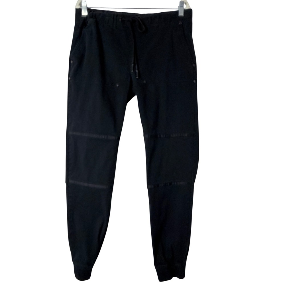 Rocawear Jogger Pants Men L Black Streetwear Drawstring Tapered Y2K Skater Urban
